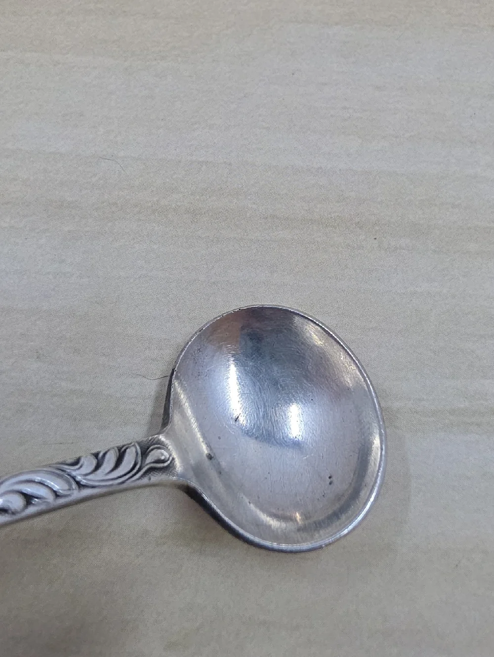 Rogers Monarch Pattern Antique Salt Spoon Hamilton Silverplate Silverware